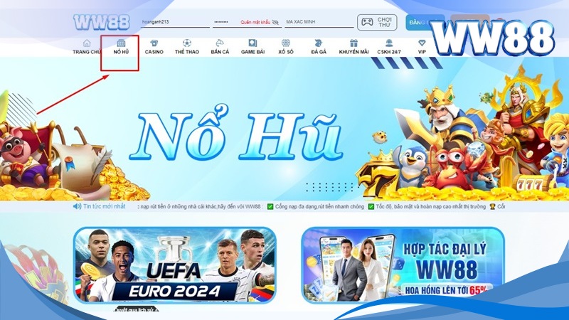 Nổ Hũ WW88: Trải Nghiệm Chơi Độc Đáo Và Hấp Dẫn Nhất 3 Tham gia chơi slot đơn giản tại WW88